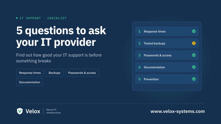 5 questions to ask your IT provider